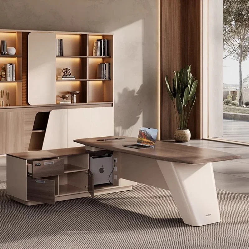 Office Furniture High End - Bureau de leadership Simple et moderne,
