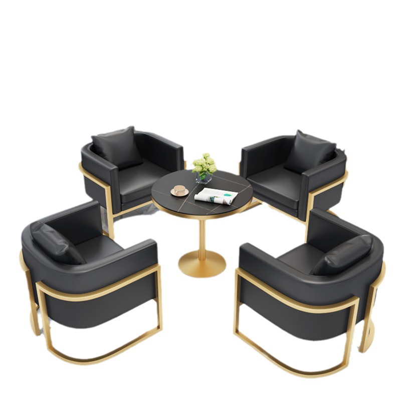 Office Furniture Set - Canapé de réception moderne en cuir