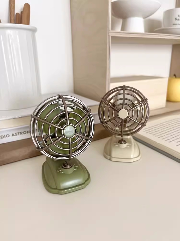 Office Furniture Loft - Petit ventilateur de bureau rétro, chargement