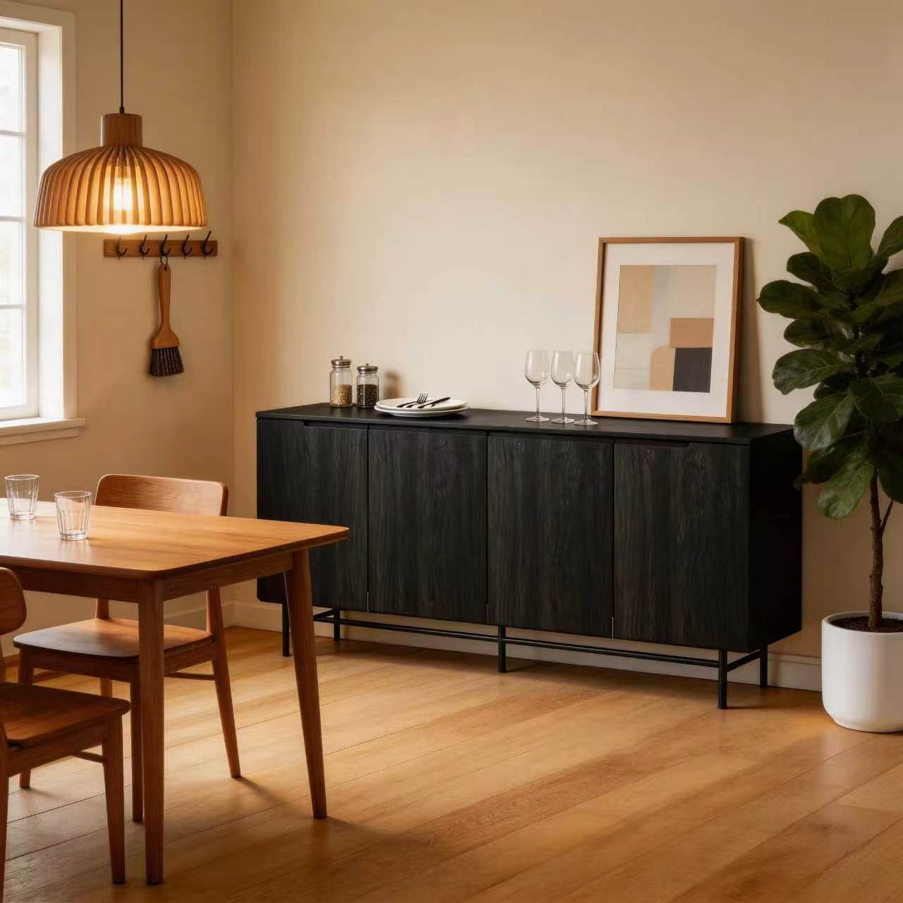 Buffet latéral cannelé de 68 p - Office Furniture Credenza avis et prix