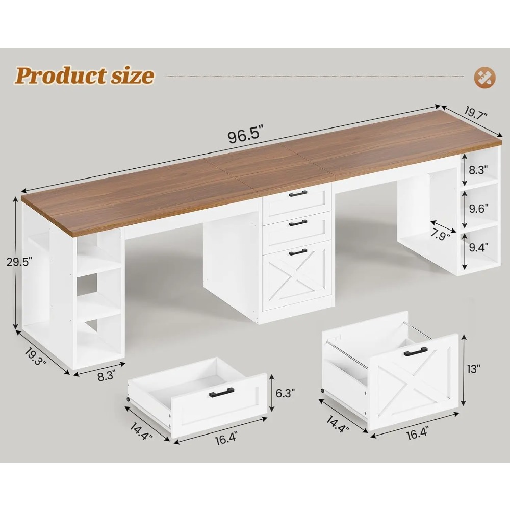Bureau d'ordinateur de 96,5 po - Office Furniture In Usa avis et prix