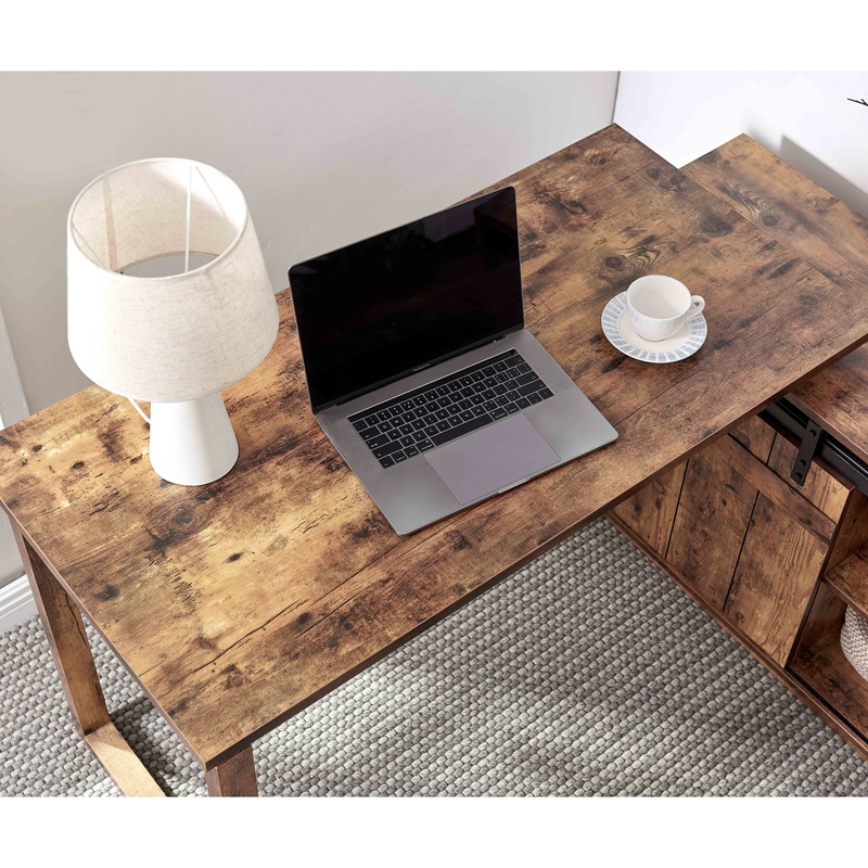 Bureau en forme de L avec rang - Office Furniture Credenza avis et prix