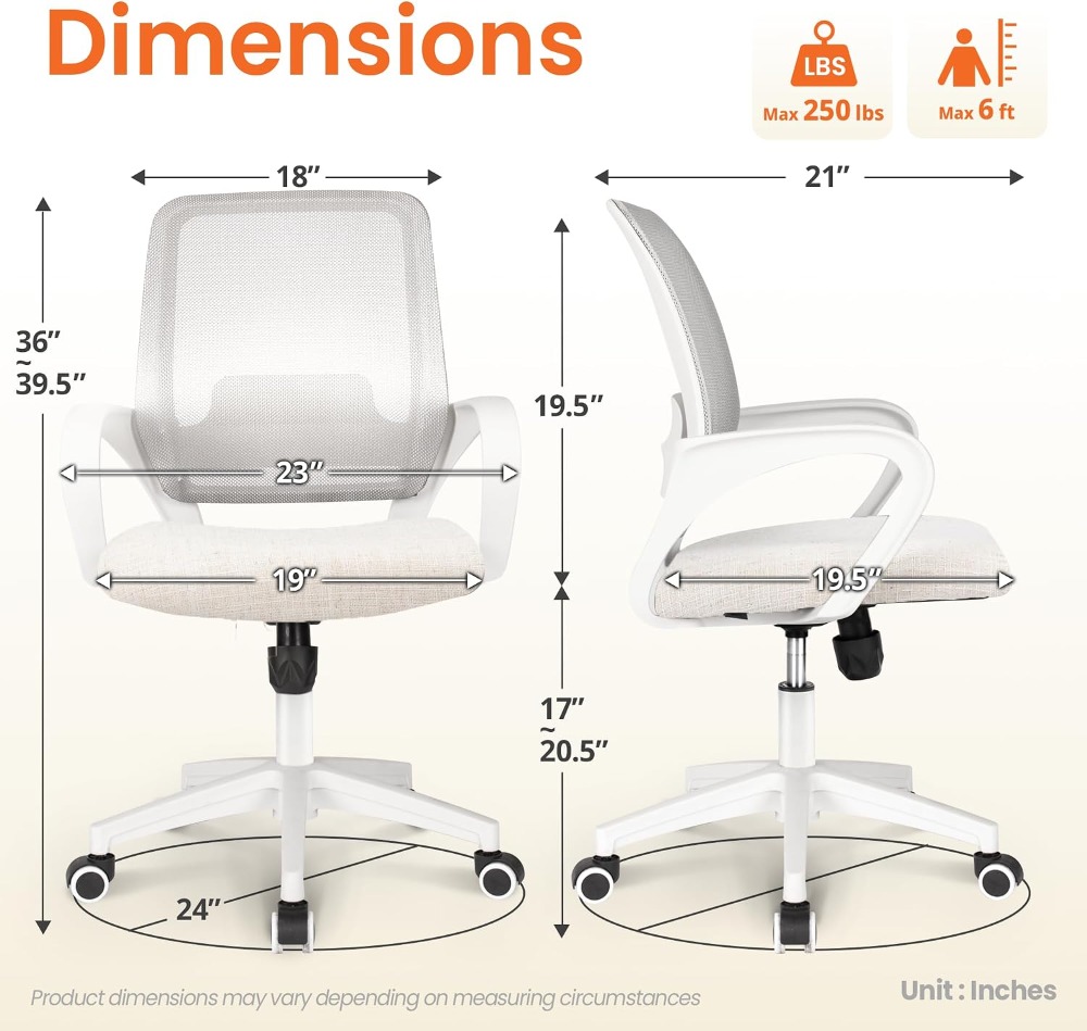 Chaise de bureau ergonomique a - Task Chair Mid Back avis et prix