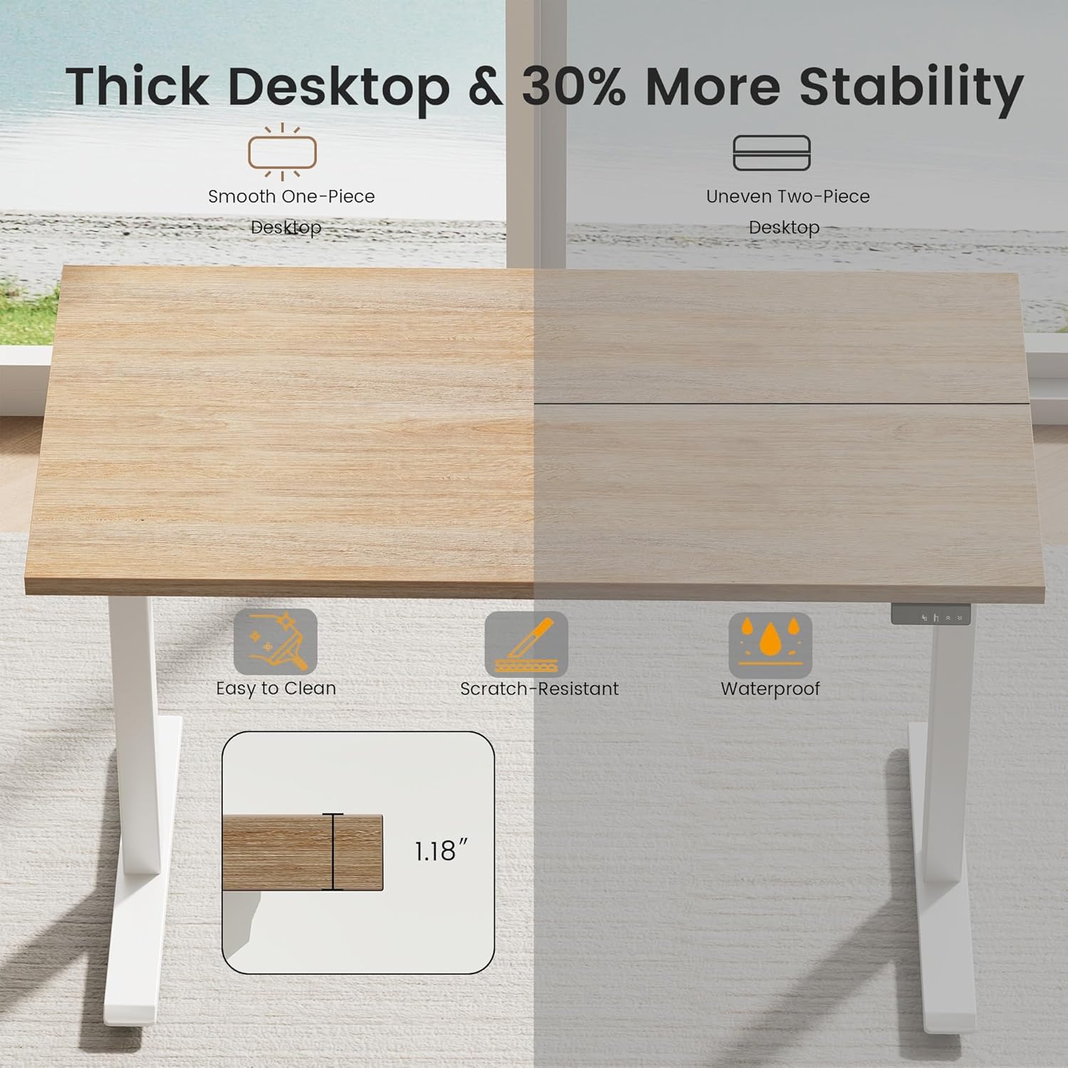 Bureau debout électrique avec  - Office Furniture Credenza avis et prix