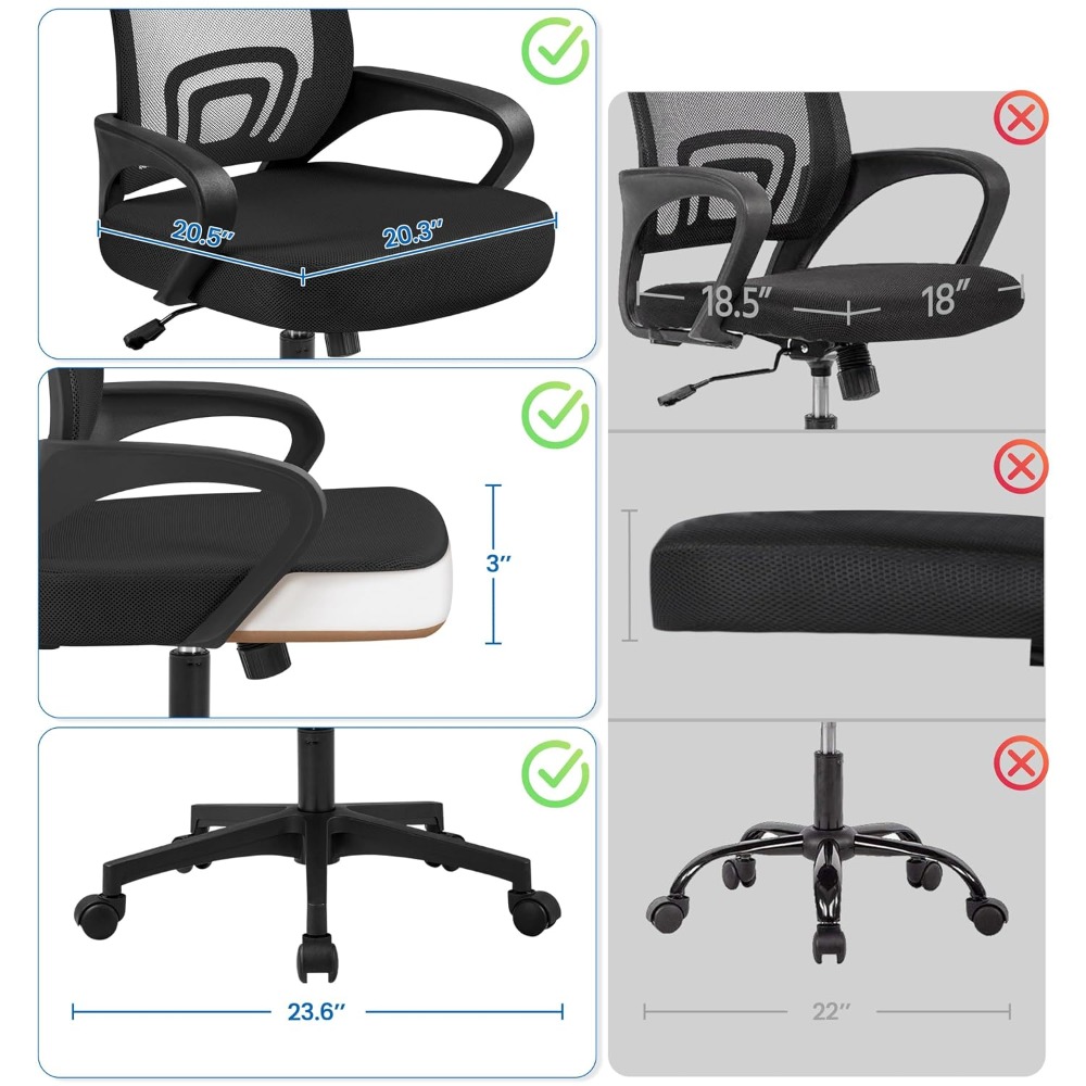 Chaise de bureau ergonomique à - Task Chair Mid Back avis et prix