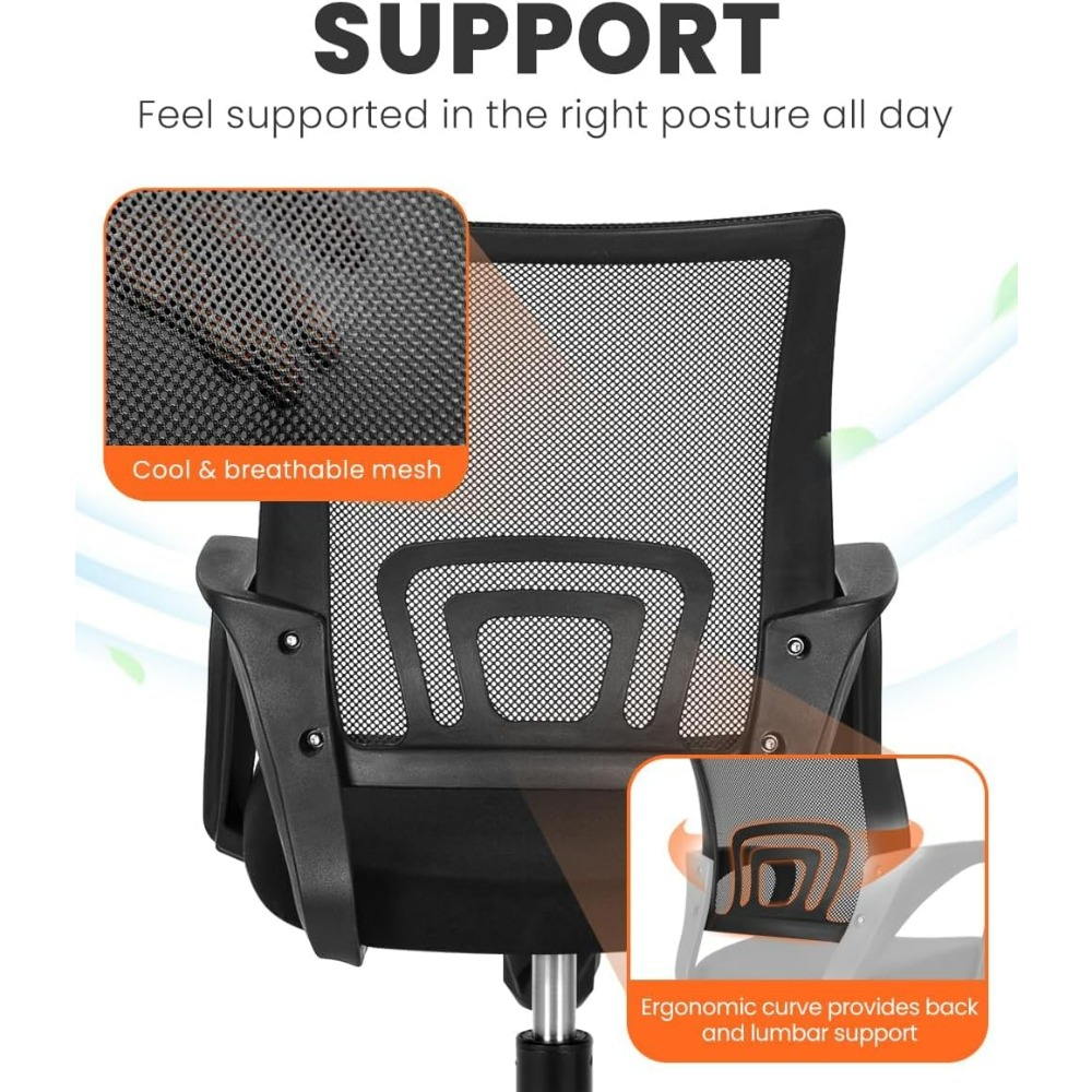 Chaise de bureau gaming noire  - Task Chair Mid Back avis et prix